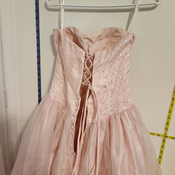 Strapless glittery prom dress - Picture 7 of 8